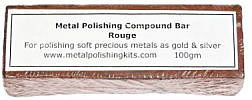 thumbnail image 2 of Tar Heel Parts White Rouge Buffing Compound – High Luster Polish For All Metals 2 of 5
